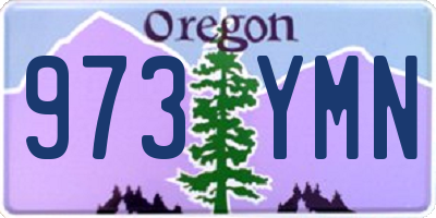 OR license plate 973YMN