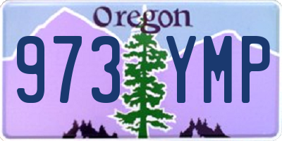 OR license plate 973YMP