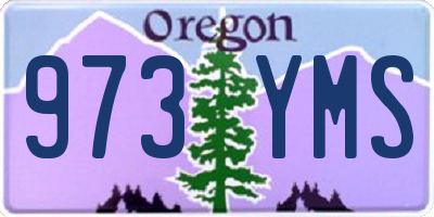 OR license plate 973YMS