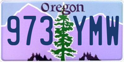 OR license plate 973YMW