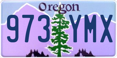 OR license plate 973YMX