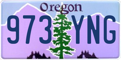 OR license plate 973YNG