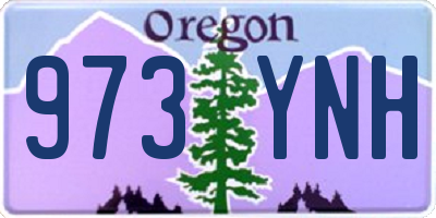 OR license plate 973YNH