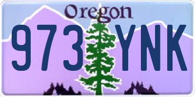 OR license plate 973YNK