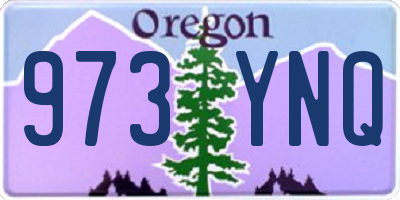 OR license plate 973YNQ