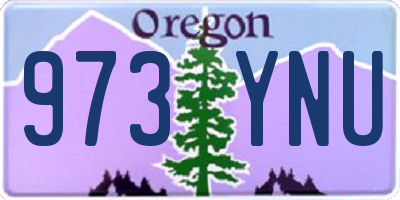 OR license plate 973YNU