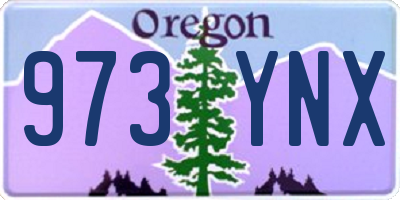OR license plate 973YNX