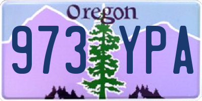 OR license plate 973YPA