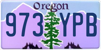 OR license plate 973YPB