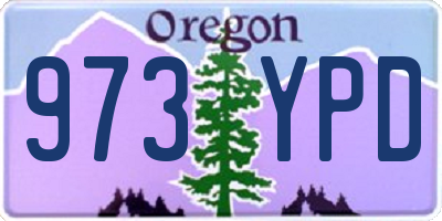 OR license plate 973YPD