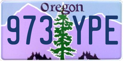 OR license plate 973YPE