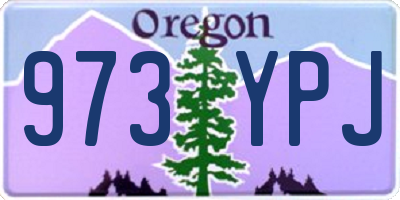 OR license plate 973YPJ