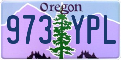 OR license plate 973YPL