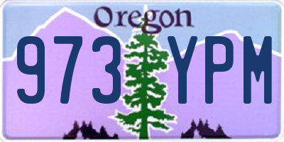 OR license plate 973YPM