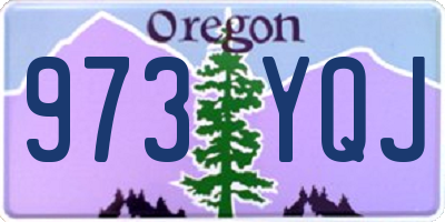OR license plate 973YQJ