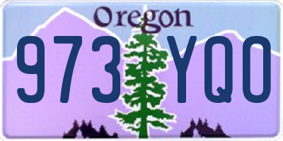 OR license plate 973YQO