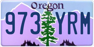 OR license plate 973YRM