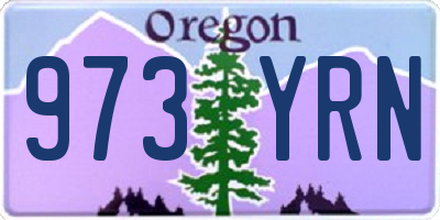 OR license plate 973YRN