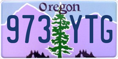 OR license plate 973YTG