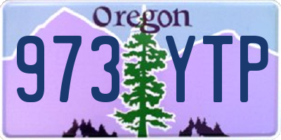 OR license plate 973YTP