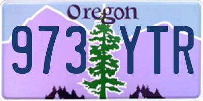 OR license plate 973YTR