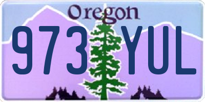 OR license plate 973YUL