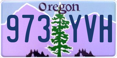 OR license plate 973YVH