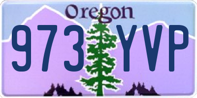 OR license plate 973YVP