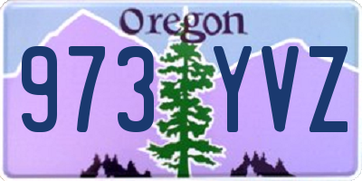 OR license plate 973YVZ