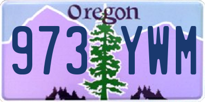 OR license plate 973YWM