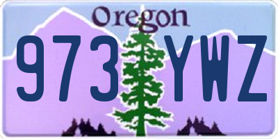 OR license plate 973YWZ