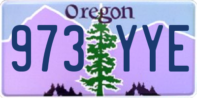 OR license plate 973YYE