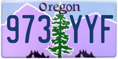OR license plate 973YYF