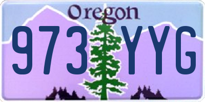 OR license plate 973YYG