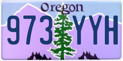 OR license plate 973YYH