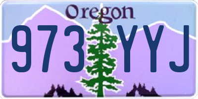 OR license plate 973YYJ