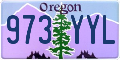 OR license plate 973YYL