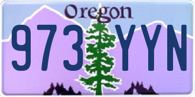 OR license plate 973YYN