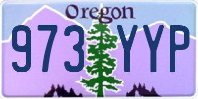 OR license plate 973YYP