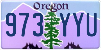 OR license plate 973YYU