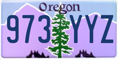 OR license plate 973YYZ