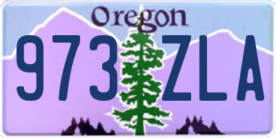 OR license plate 973ZLA