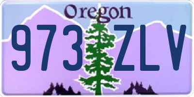 OR license plate 973ZLV