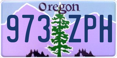 OR license plate 973ZPH