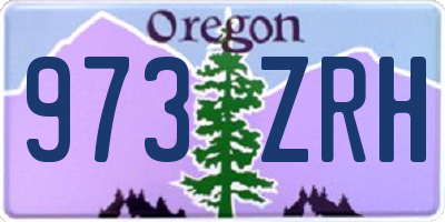 OR license plate 973ZRH