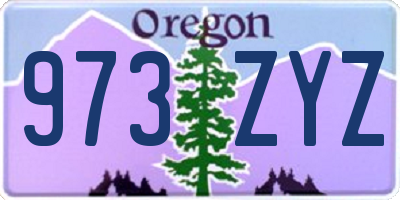 OR license plate 973ZYZ