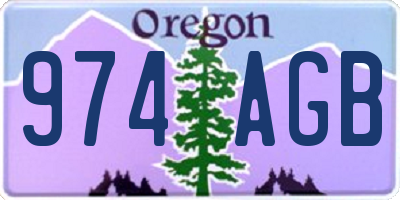 OR license plate 974AGB