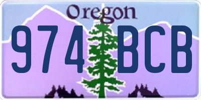 OR license plate 974BCB