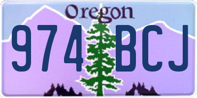 OR license plate 974BCJ