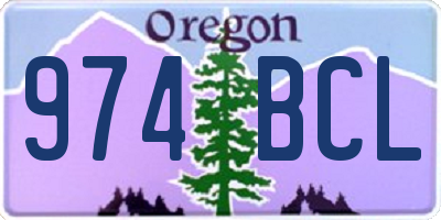 OR license plate 974BCL